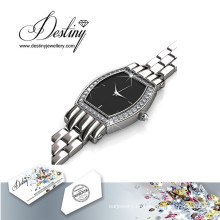 Destino joyería cristal de Swarovski real reloj